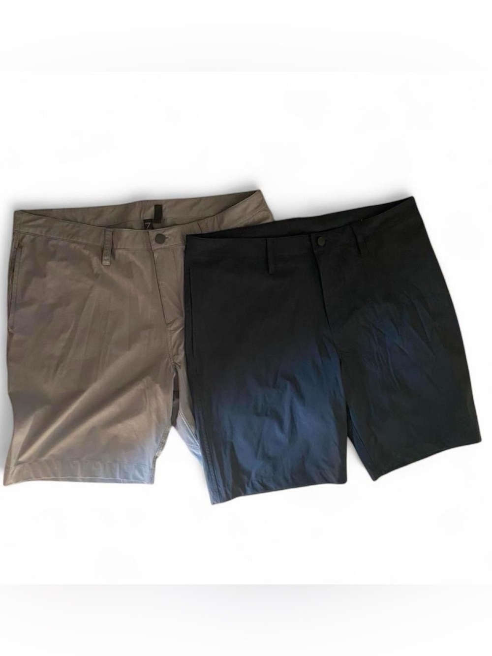 Z by Zella Men’s Set of 2 Scuba Shorts Size 38, Gray and Black
